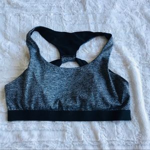 IcyZone Gray Sports Bra Size L